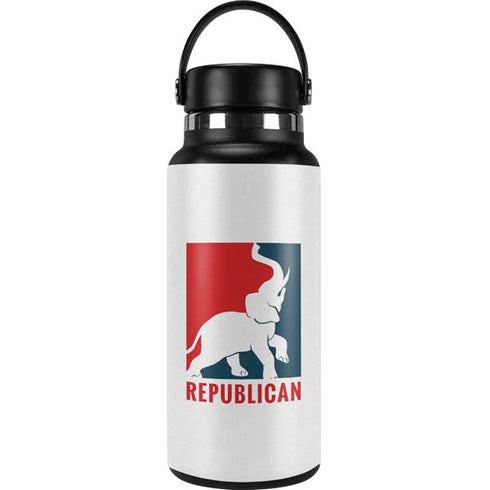 Republican Hydro Flask 32oz Wide Mouth Skin